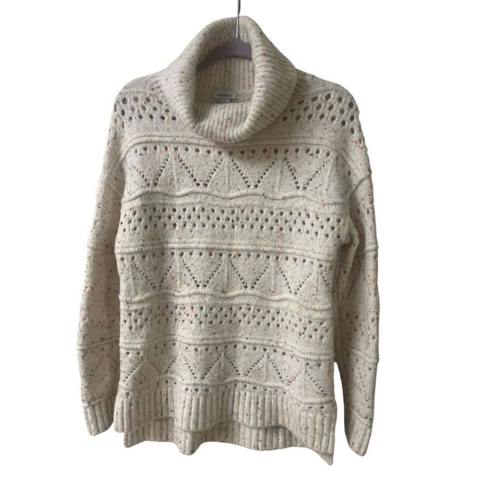 Sundance pullover sweater colorful flecks sz small (roomy)